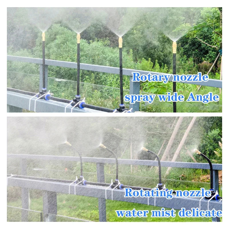 Upgrade your outdoor watering with a universal automatic irrigation sprinkler kit that delivers efficient, even mist across balconies, patios, and gardens.