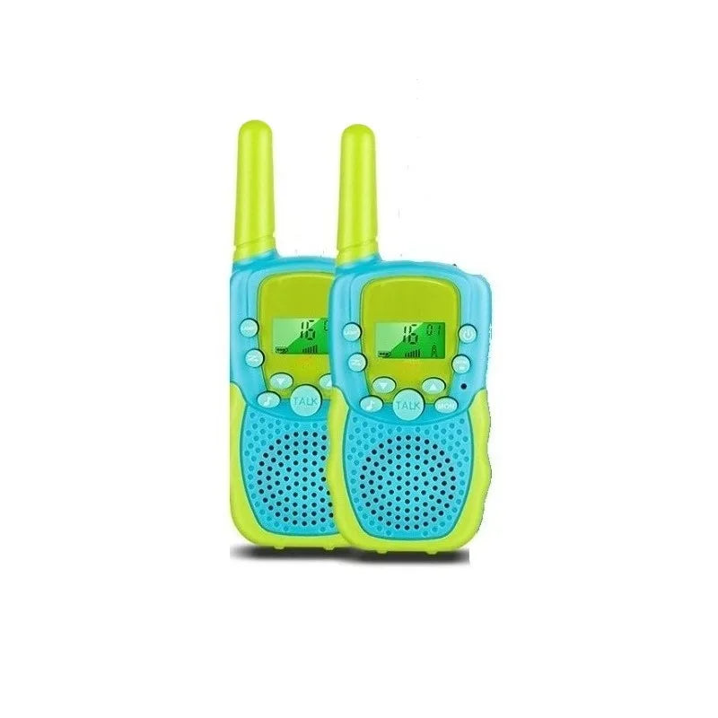 Stay connected with your kids on outdoor adventures with Enerlord 2 Pack Mini Walkie Talkies, compact kid friendly radios that keep you in sync across the park, playground, or backyard, making it easy to coordinate games, track routes, and share quick