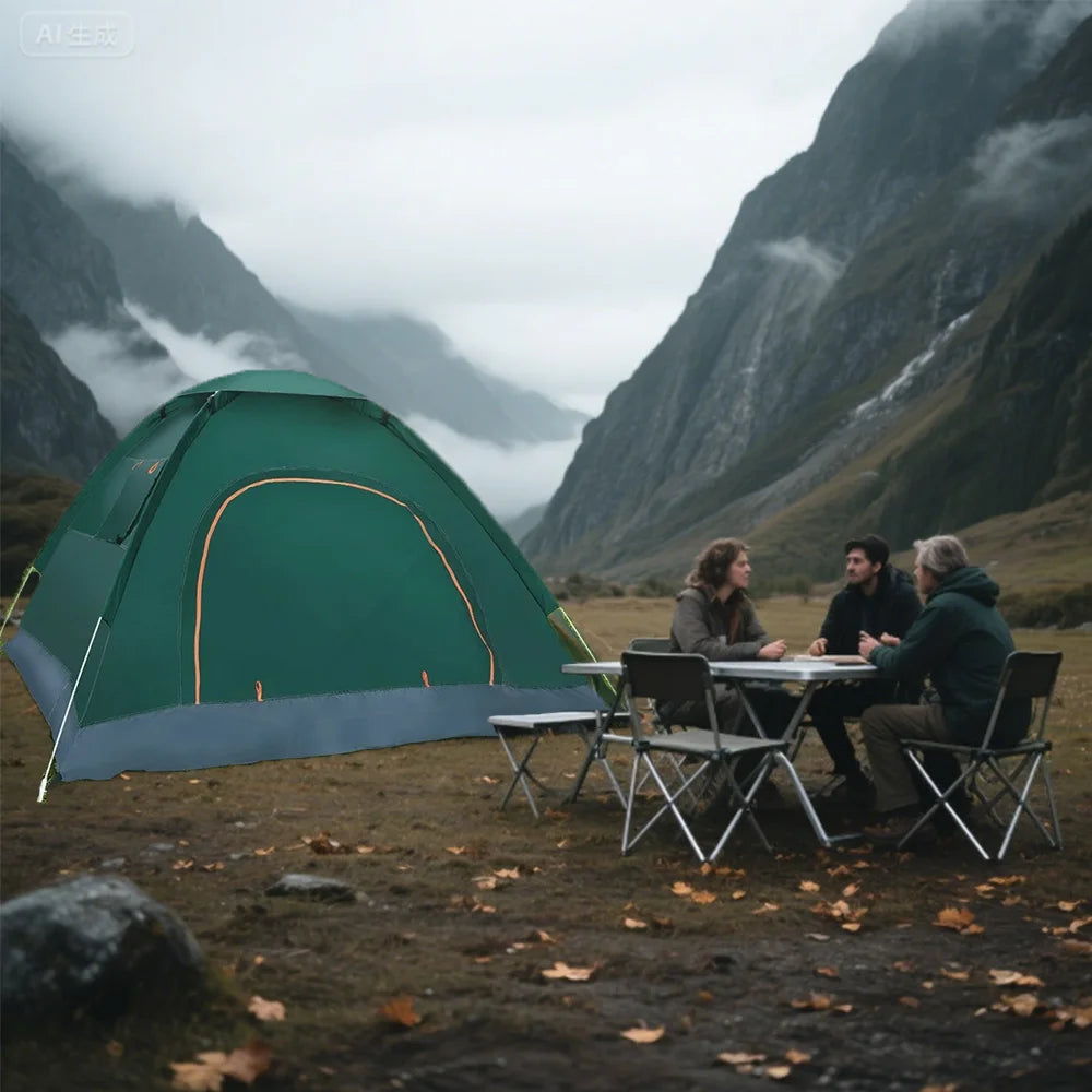 Experience instant shelter with a fast, reliable pop-up tent that fits two to three campers for any outdoor adventure.