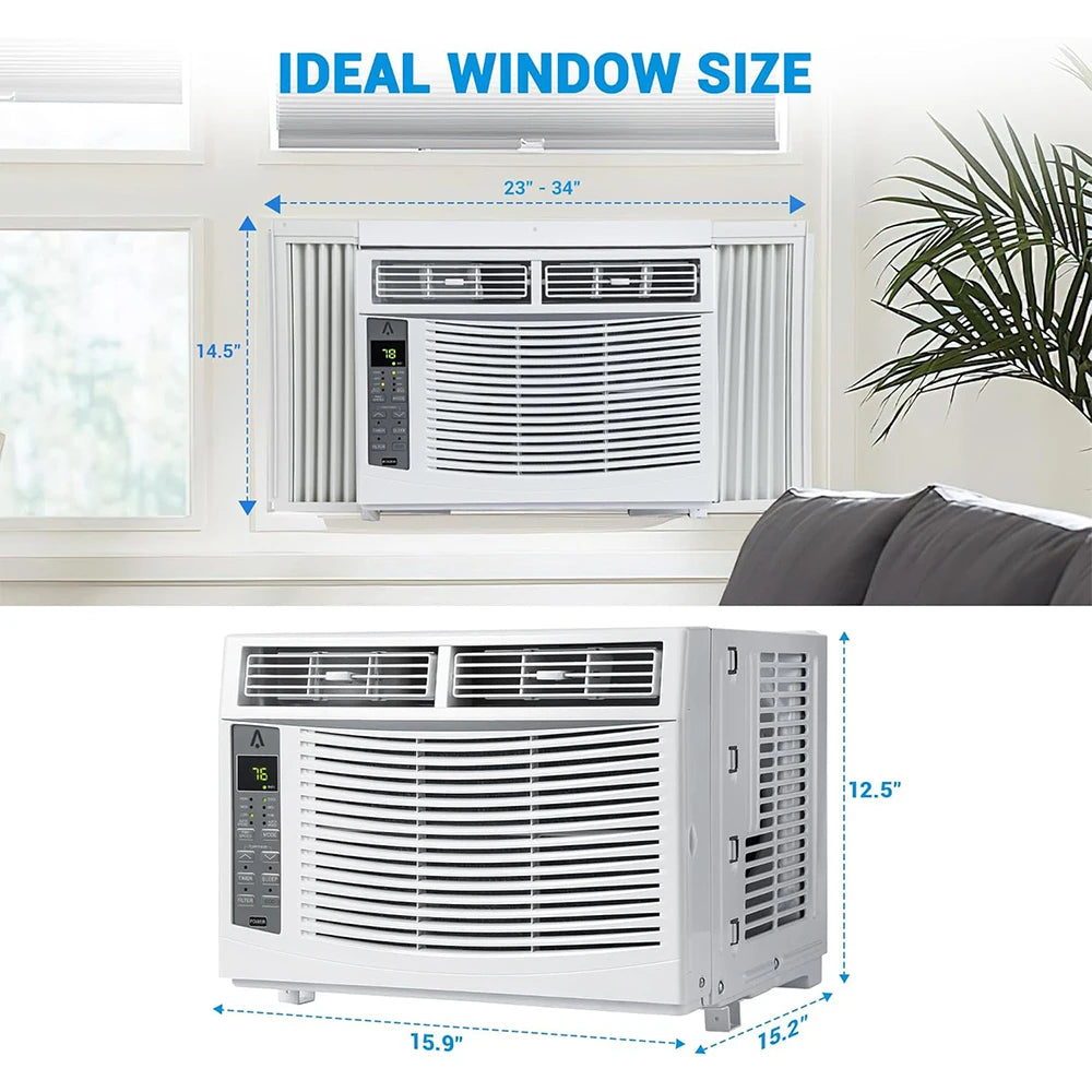 Acekool 6000 BTU Window Air Conditioner With WiFi 250 Sq Ft