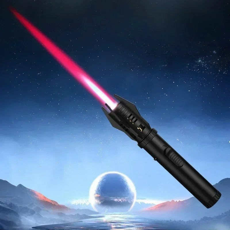 Unleash the power of fire in your hands with the KYJG Lightsaber Torch Lighter, a futuristic tool that pairs bold style with high heat performance.