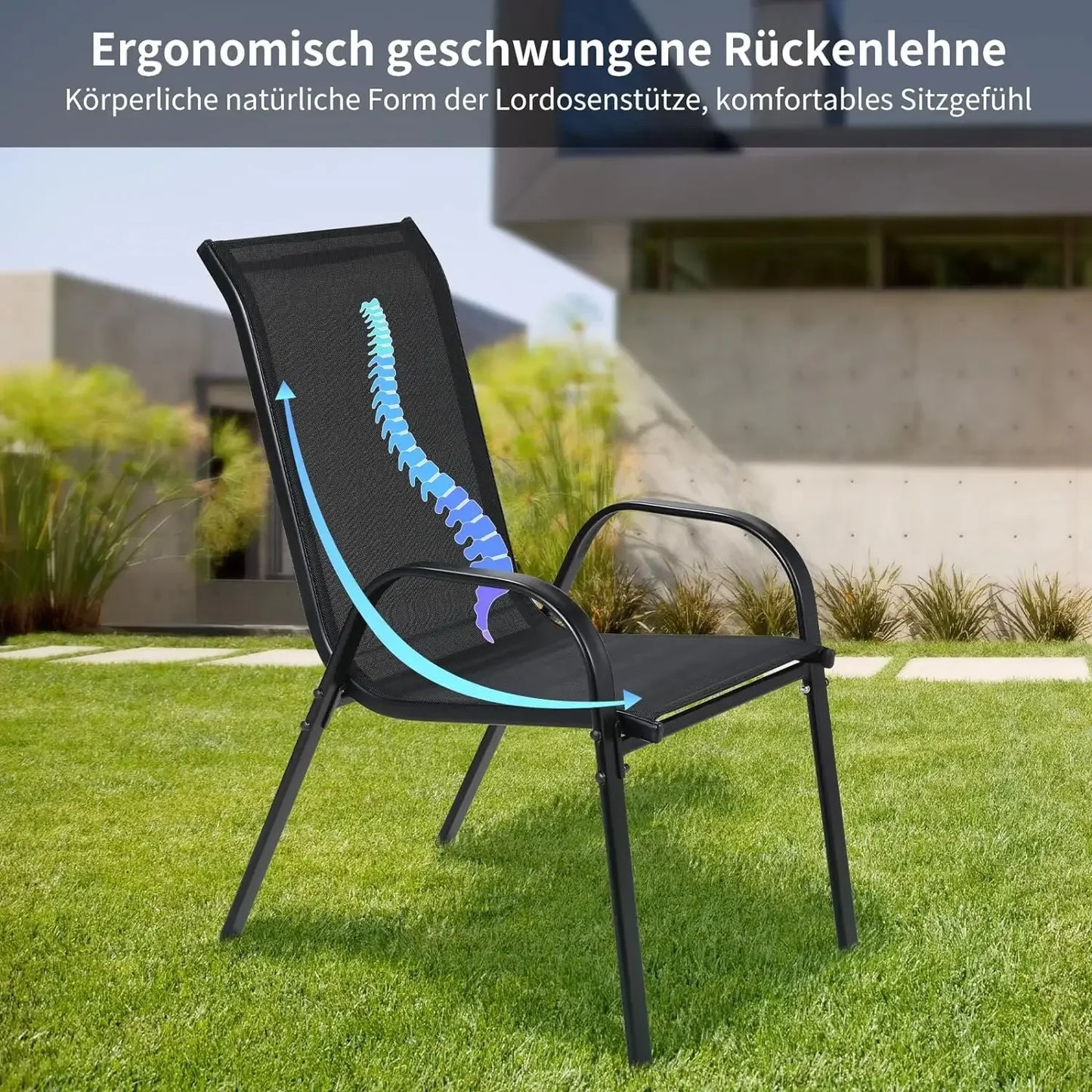 You can relax in sturdy, versatile folding garden chairs built for your outdoor living.