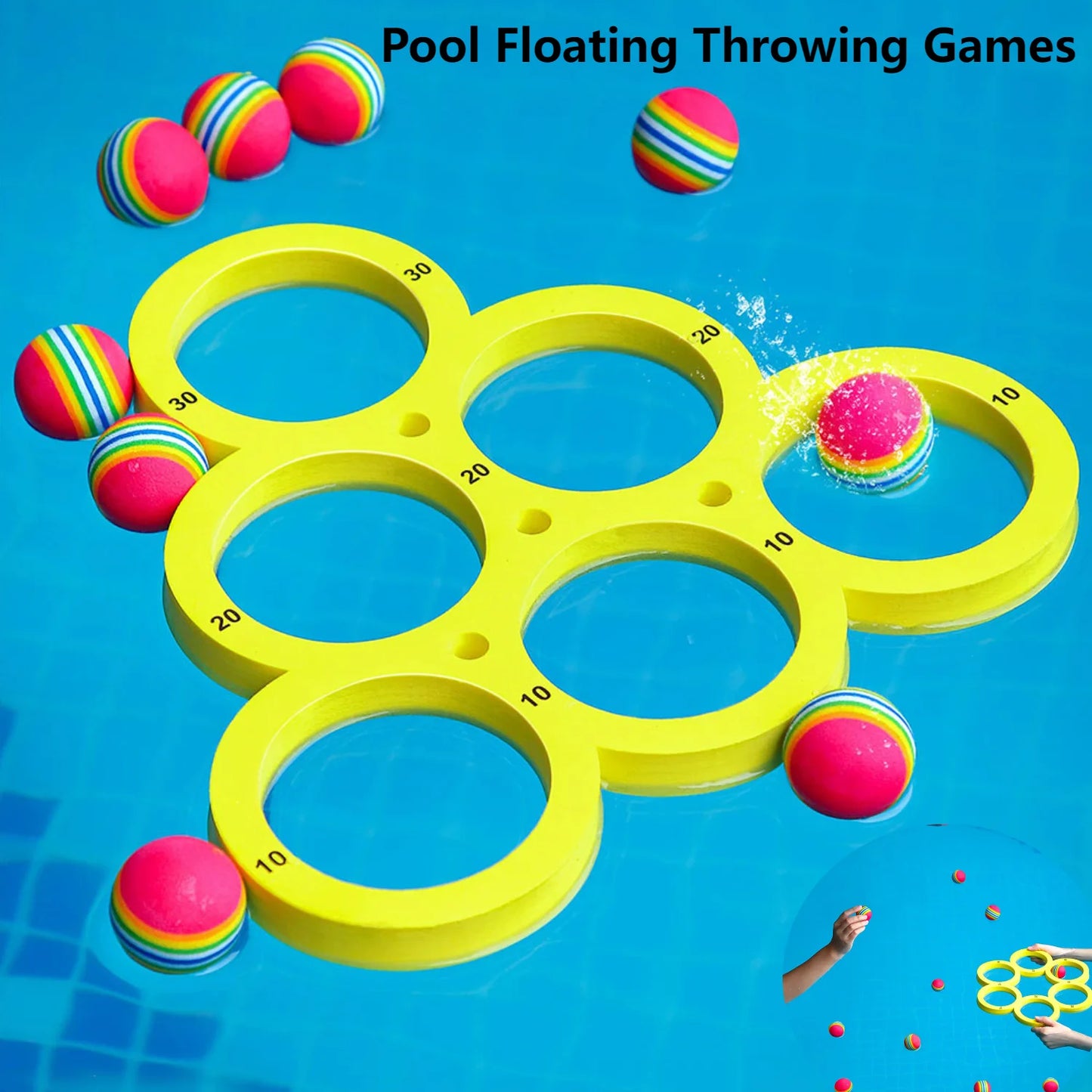 Turn every pool day into a splashy, competitive adventure with this all-in-one pool toys set designed for endless fun and laughter.