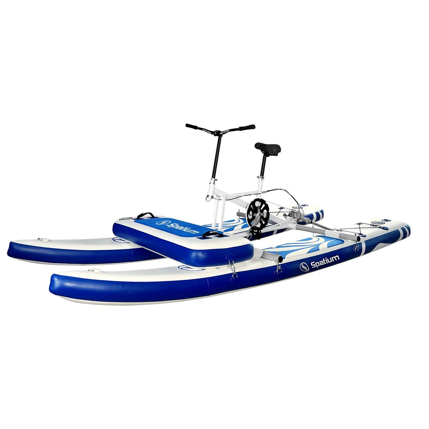 Spatium Sup Water Bike Inflatable Pedal Boat 2.0 for Lake Stable and Easy Drive