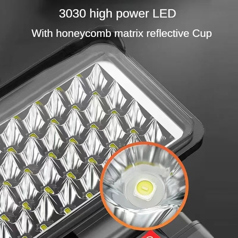 Light up every moment with this rechargeable LED portable spotlight you can rely on in any setting.