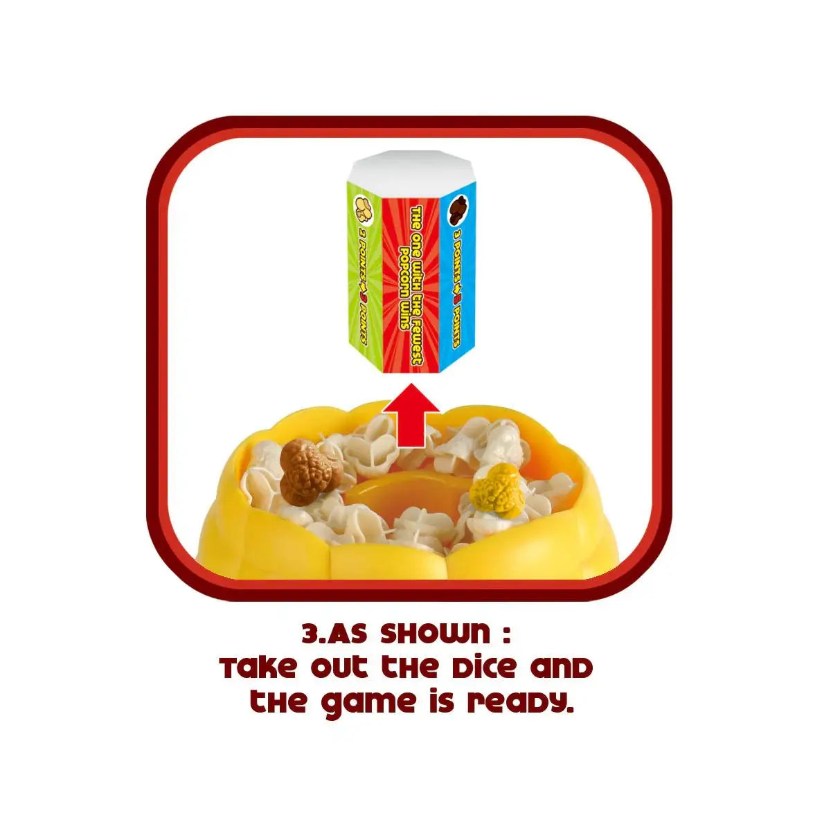 Get ready for explosive fun with Popcorn Showdown, the pop-up party game that turns a simple moment into a burst of giggles.