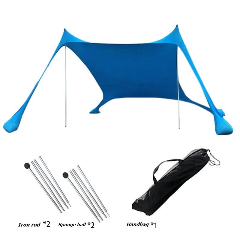 Take your outdoor plans further with this versatile canopy tent that shields you from sun, wind, and rain during beach days, camping trips, or backyard gatherings.
