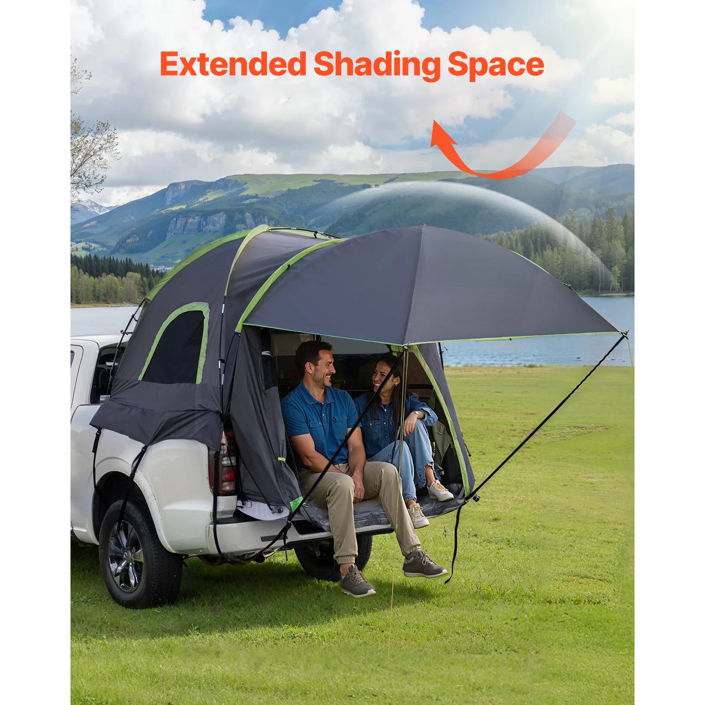 Turn your pickup into a cozy campsite with the SucceBuy pickup truck tent, built for rugged adventures on any trip.
