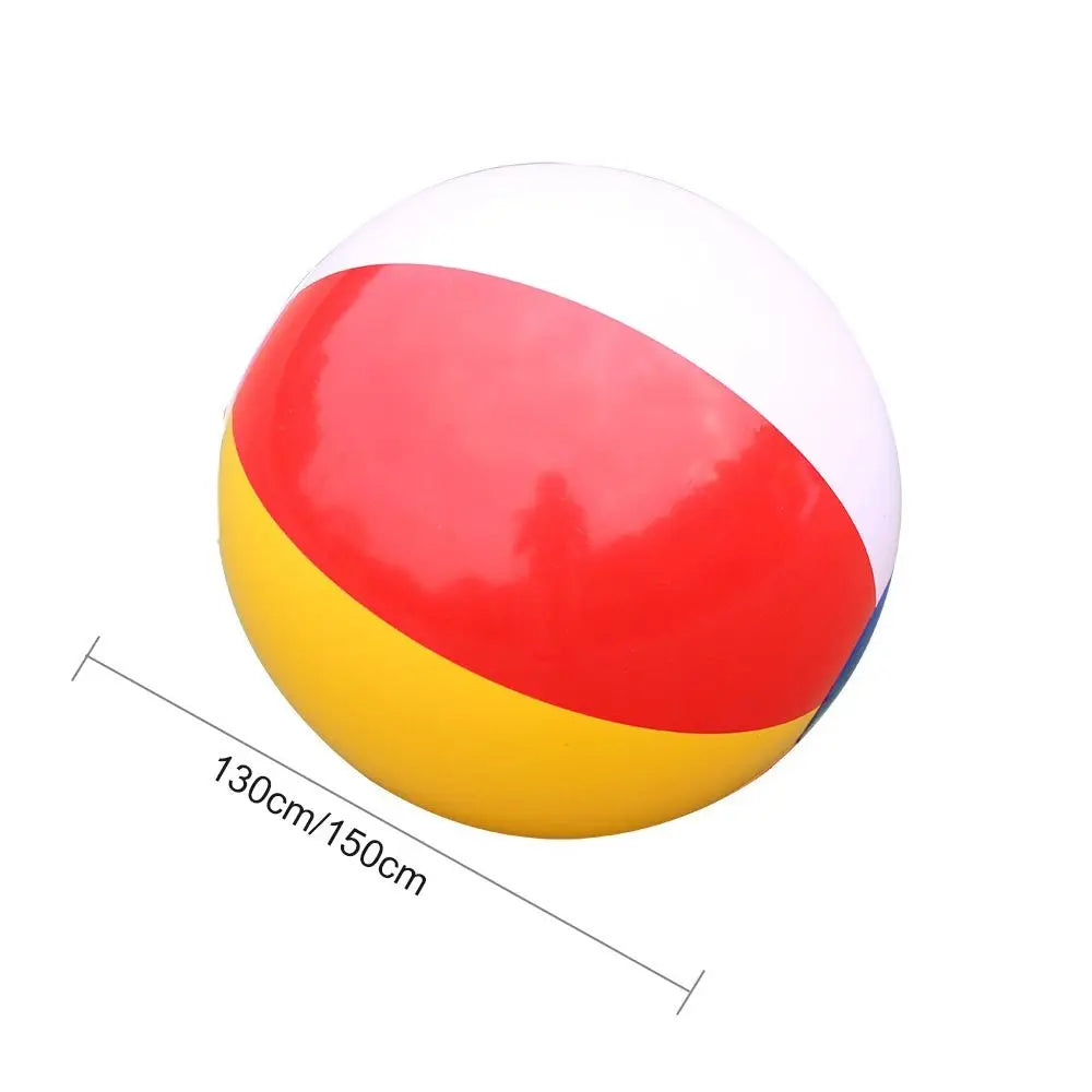 Large PVC Beach Ball 130cm and 150cm for Pool Volleyball Water Games