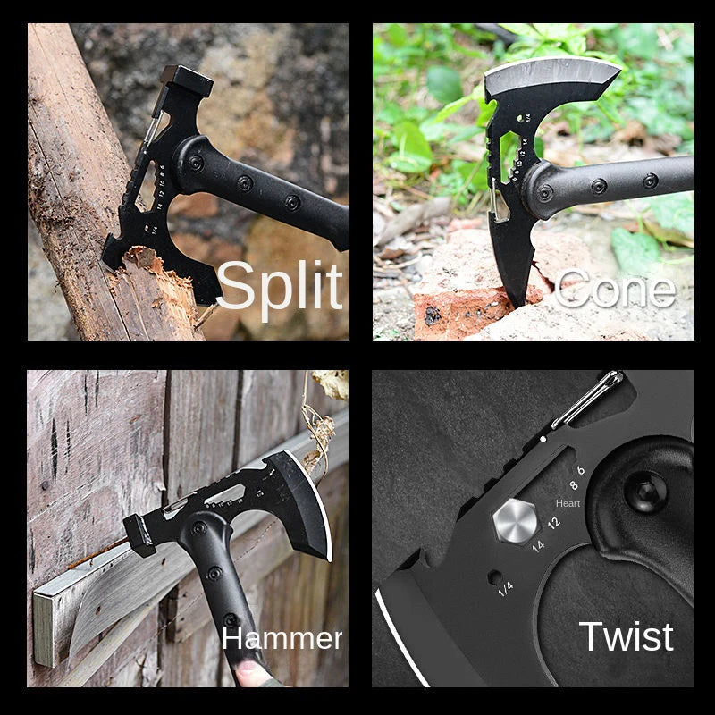 Multi Function Camping Axe Outdoor Tactical Hatchet Survival