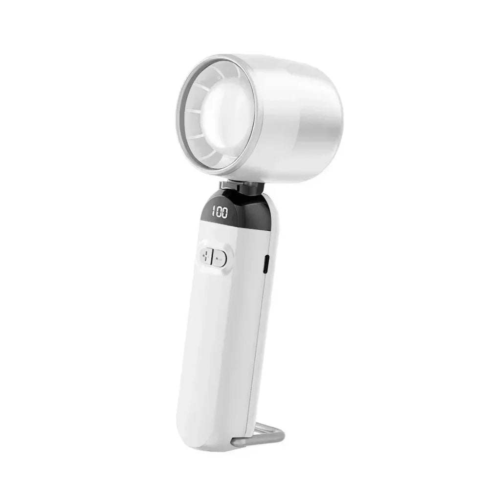 Stay cool anywhere with this versatile 3-in-1 handheld fan designed for quick relief, everyday use, and travel.