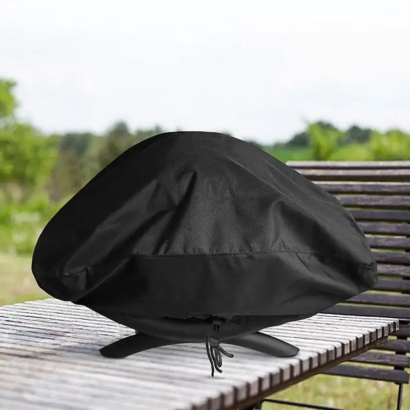 Protect your grill from rain, dust, and sun with this durable 210D Oxford BBQ cover for year-round protection.