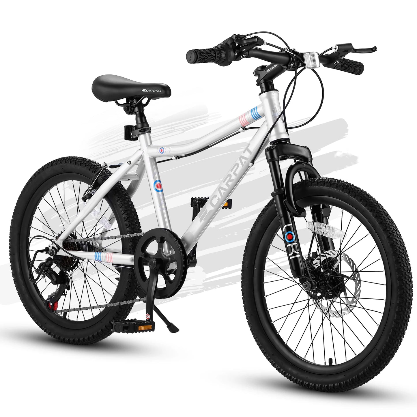 Equip your child for exciting outdoor adventures with the Ecarpat 20 Inch Kids Mountain Bike, built for safety, control, and growing confidence.