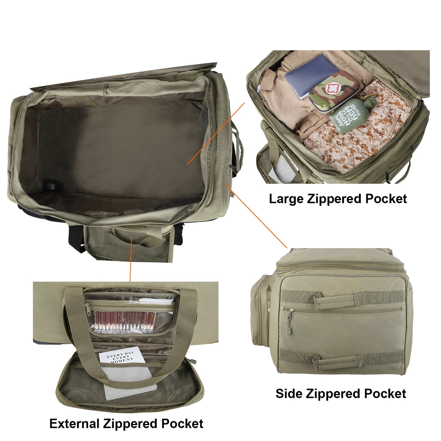 Ready for any expedition, this LQARMY 124L outdoor camping travel bag combines rugged durability with practical organization, making heavy loads feel lighter and journeys smoother.
