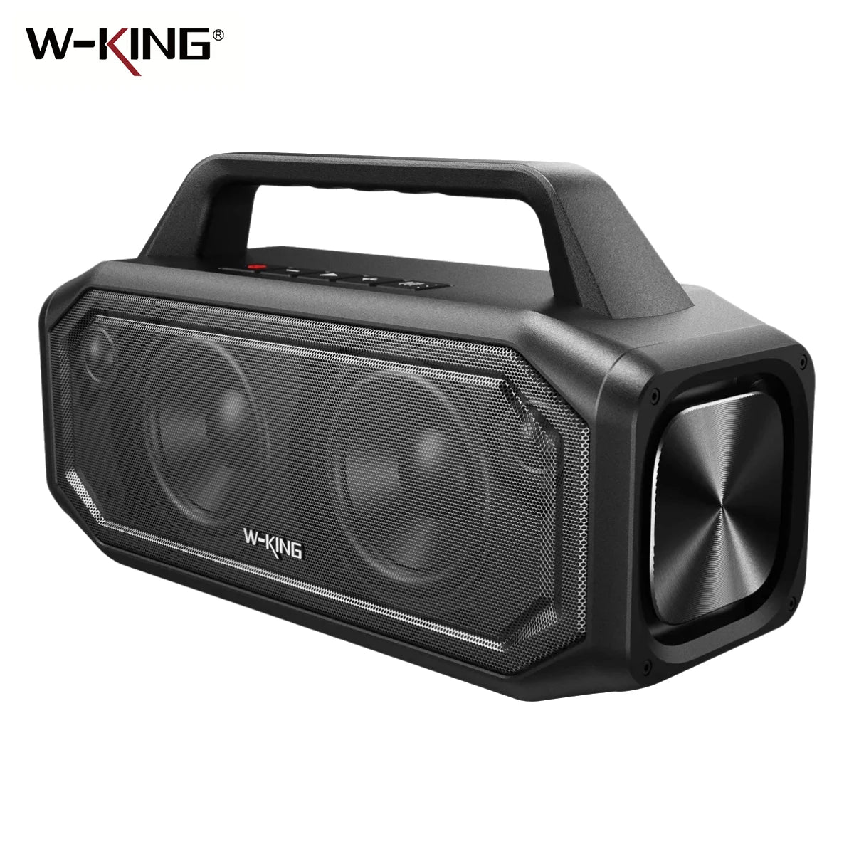 Turn up the volume and take crowd pleasing sound anywhere with the W-King 80W portable Bluetooth speaker for your outdoor adventures, parties, and everyday listening.
