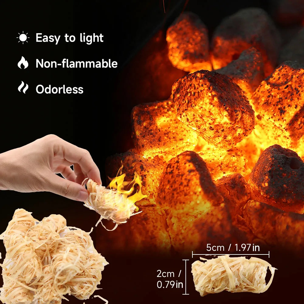 Odorless Charcoal Fire Starters For Campfires And Grills