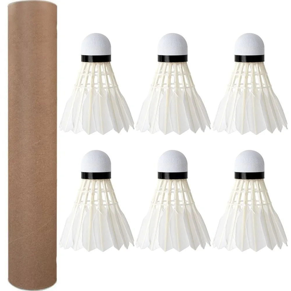 Professional Goose Feather Badminton Shuttlecocks Black Pack 3 6 12