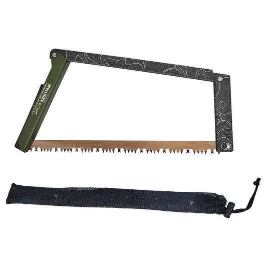 Prepare for every trail and campsite with this compact Folding Saw designed to cut wood quickly and safely for campers and survivalists everywhere.
