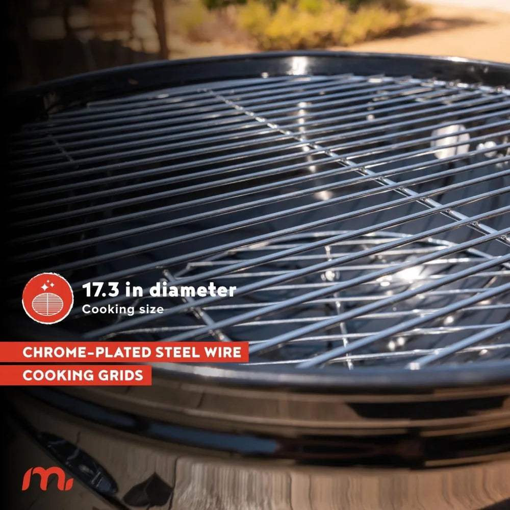 You can experience authentic outdoor cooking with this versatile 18 inch charcoal grill smoker that delivers bold flavor, flexible setup, and dependable performance for every backyard barbecue.