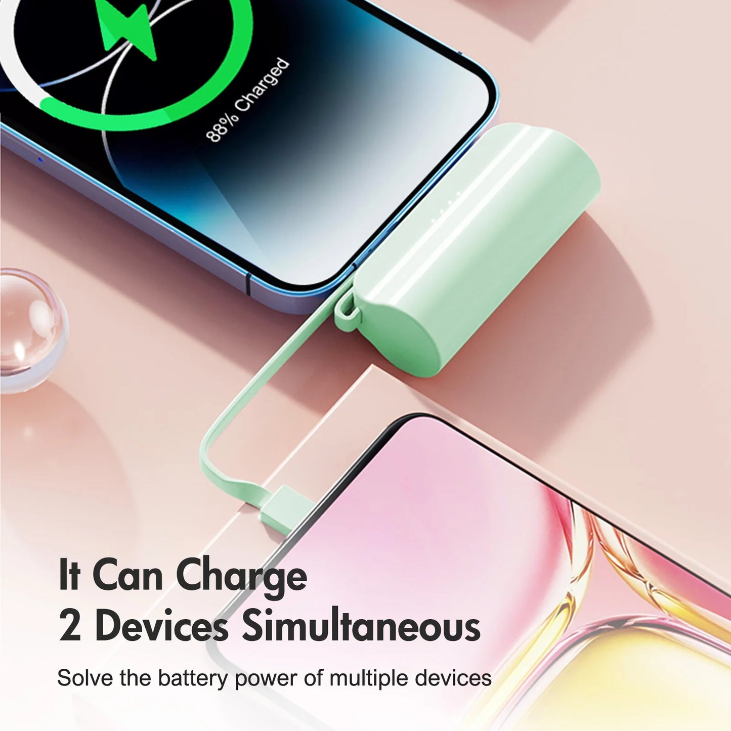Mini 4500mAh Fast Charging Power Bank Type C 10W for Huawei Samsung iPhone