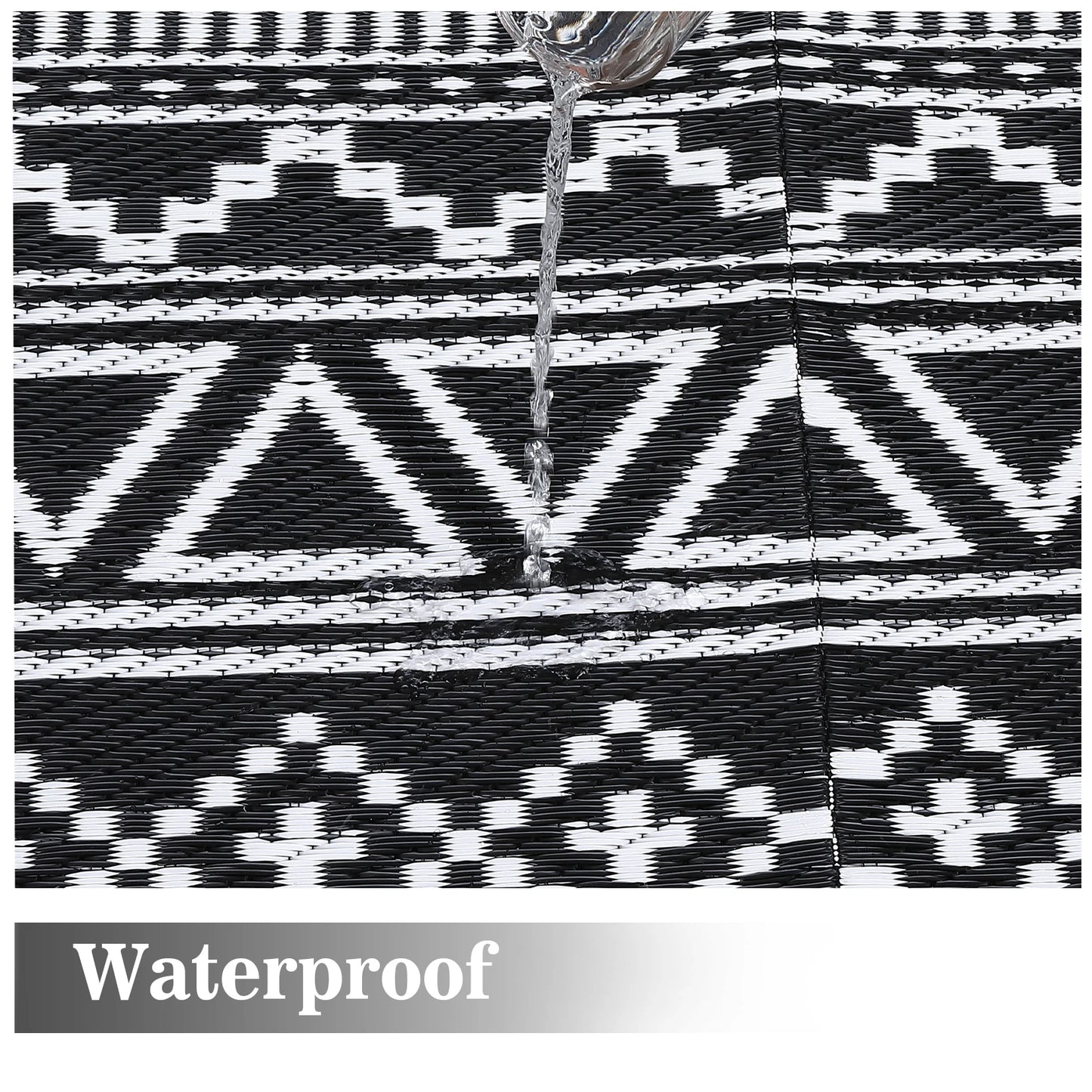 Upgrade your outdoor space with Studyset's weatherproof rug that brings boho charm, vibrant color, and practical durability to any patio, deck, or campsite, enduring sun, rain, and everyday use with easy care.