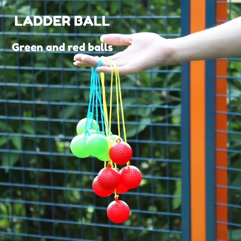 Ladder Toss Outdoor Game Set With Balls For Backyard Play