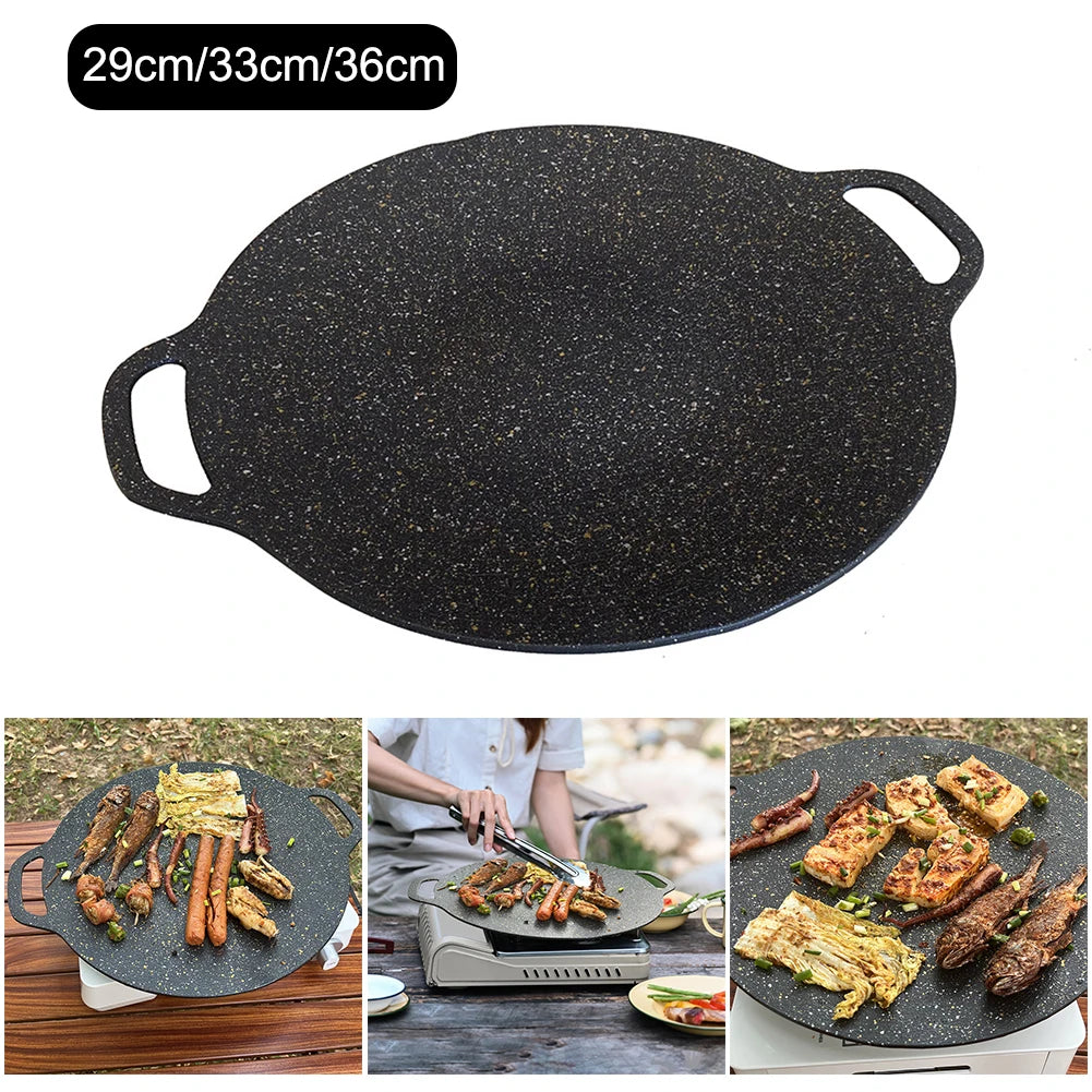 Shunmaii Nonstick Round Baking Pan Multi Purpose Bakeware For Kitchen Camping