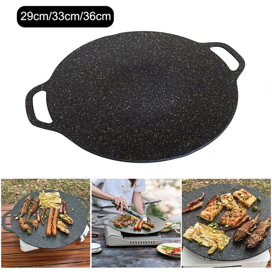 Shunmaii Nonstick Round Baking Pan Multi Purpose Bakeware For Kitchen Camping