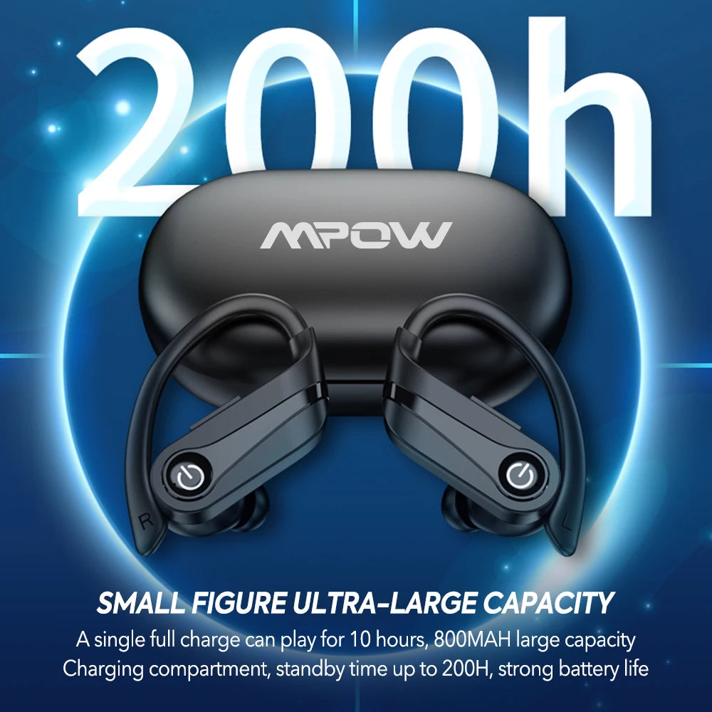 Experience dependable performance and freedom during workouts with the MPOW Q63 wireless earbuds, designed for comfort, reliability, and everyday durability.