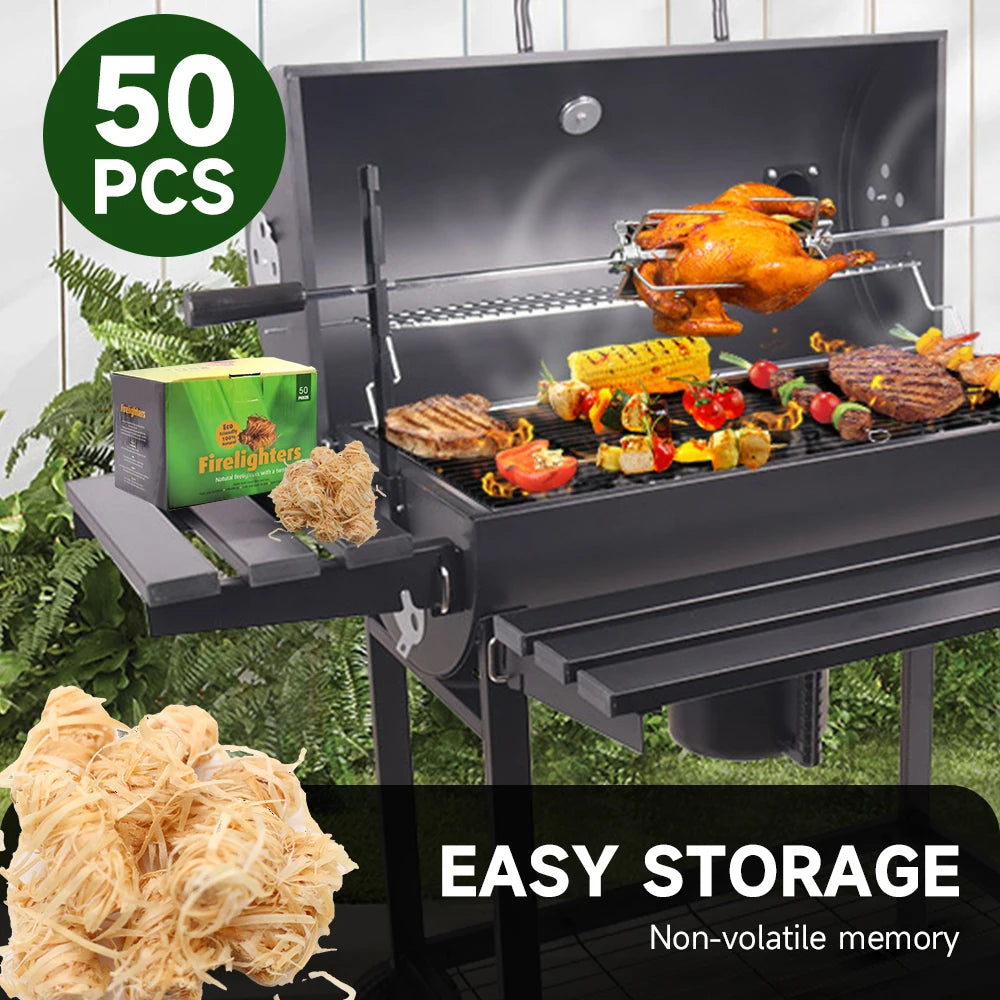 Odorless Charcoal Fire Starters For Campfires And Grills