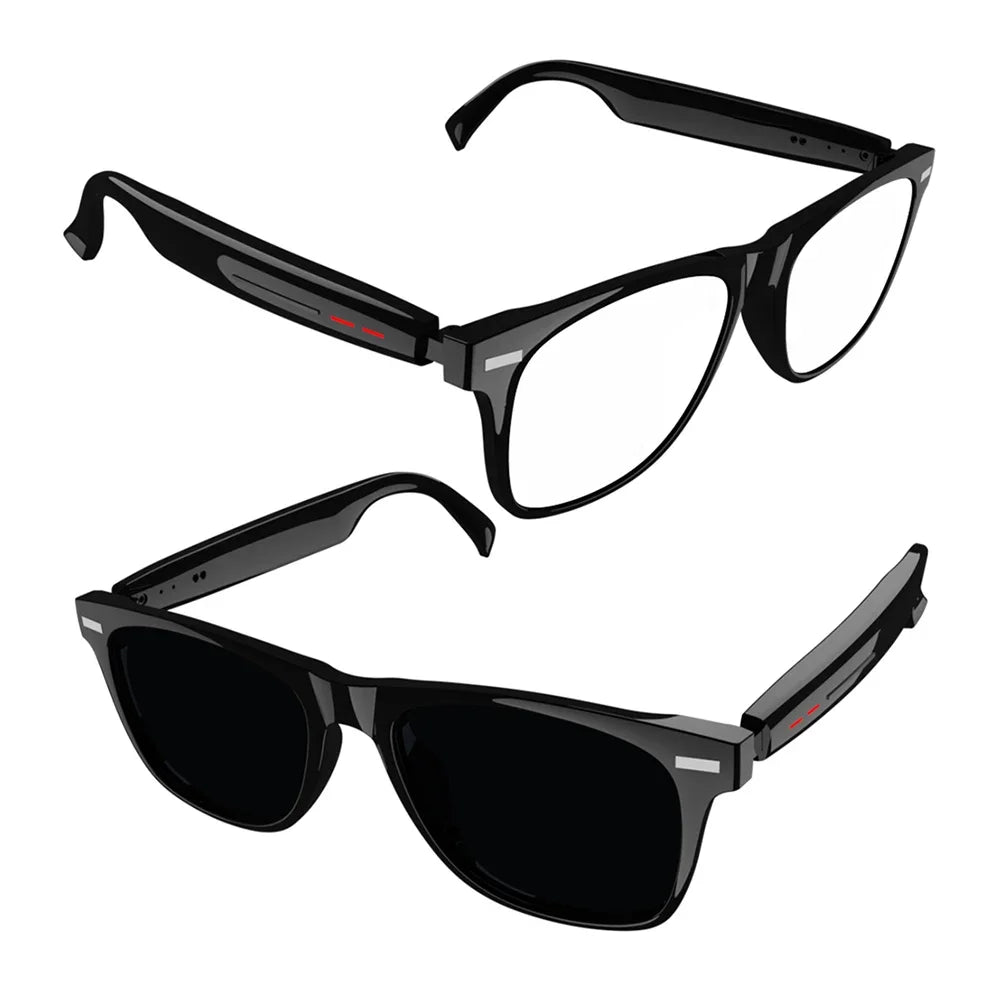 ALIILEE 4K Smart Glasses With 8MP Camera AI Voice Assistant Translation