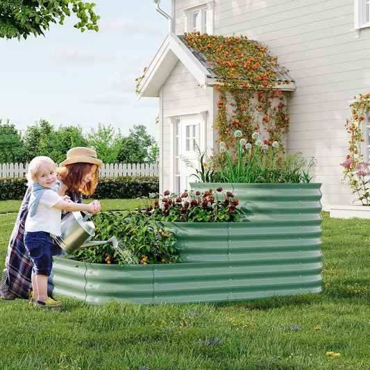 Grow a thriving backyard garden with this rugged raised bed built for durability, efficiency, and effortless maintenance outdoors.