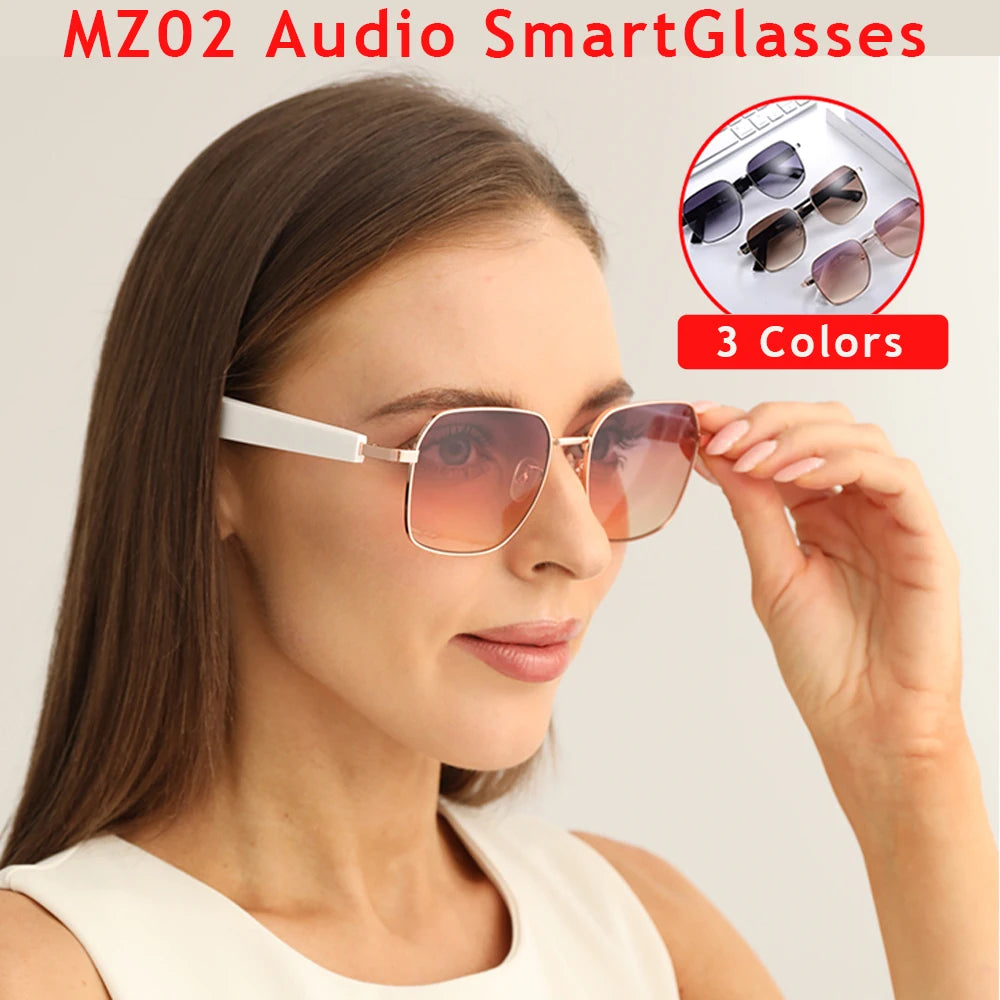 MOPINK MZ02 Smart Glasses With Bluetooth Speaker For Hands Free Calling Music