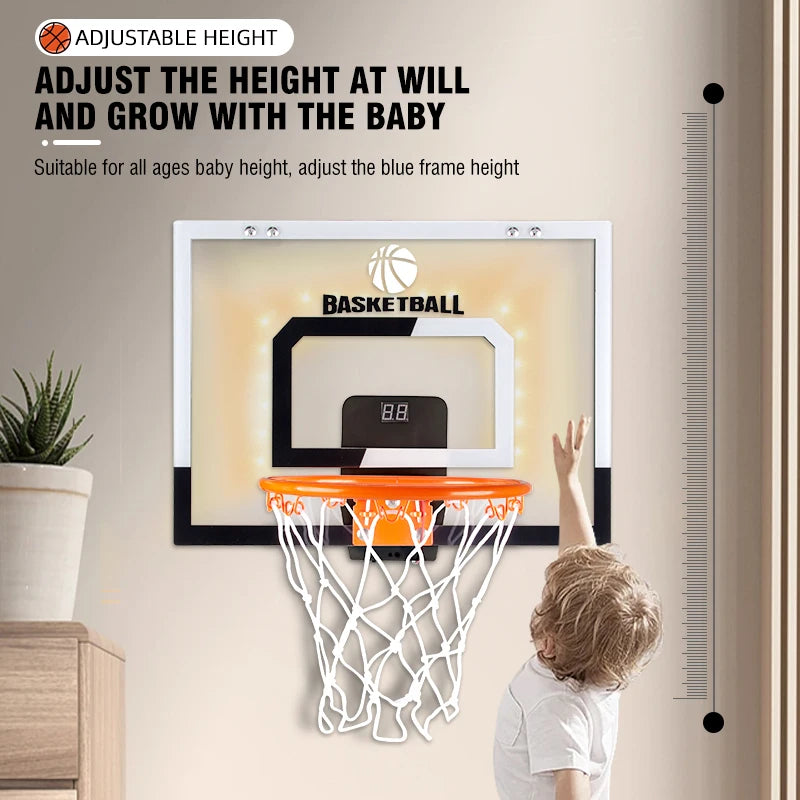 Kmoist brings you an outdoor wall mounted electronic scoring basketball game that turns any wall into a mini arcade.