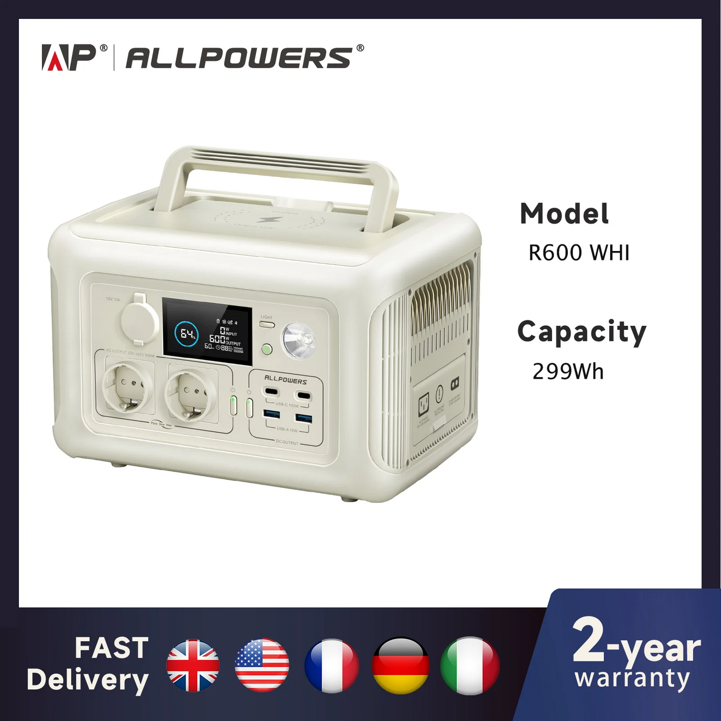 Power you can count on from ALLPOWERS for home backup, camping, or travel.