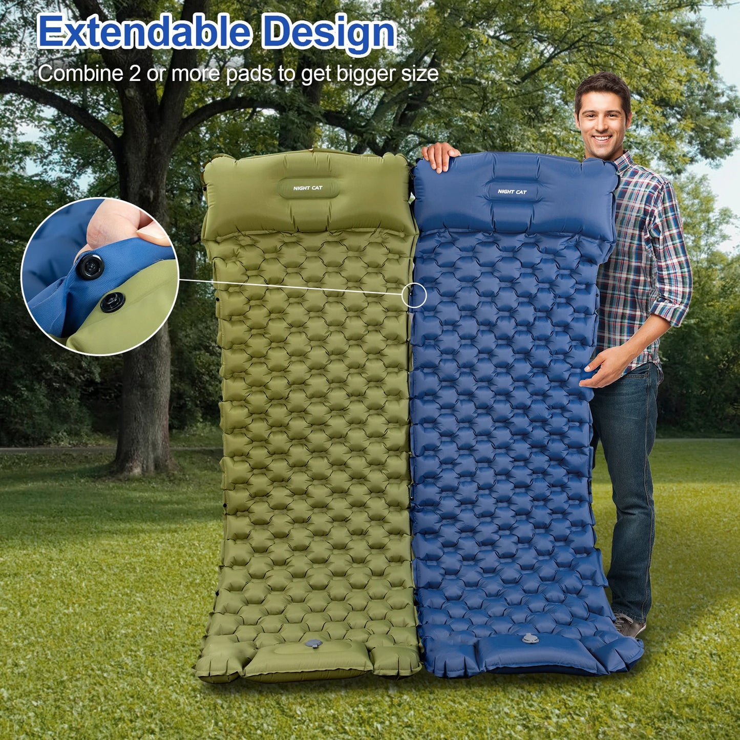 Sleep soundly outdoors with this waterproof ultralight air mattress that packs down tiny, inflates fast, and supports you through rugged campsite nights.