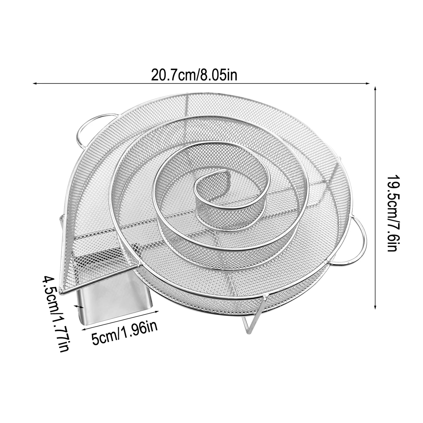 BBQ Cold Smoke Generator Stainless Steel Smoke Box For Barbecue Grilling