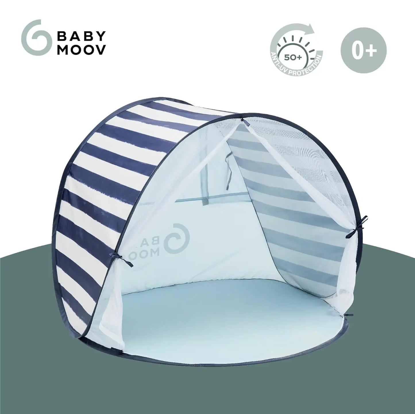 Protect your little one from sun and wind with a portable, easy-up sun protection tent you can take anywhere.
