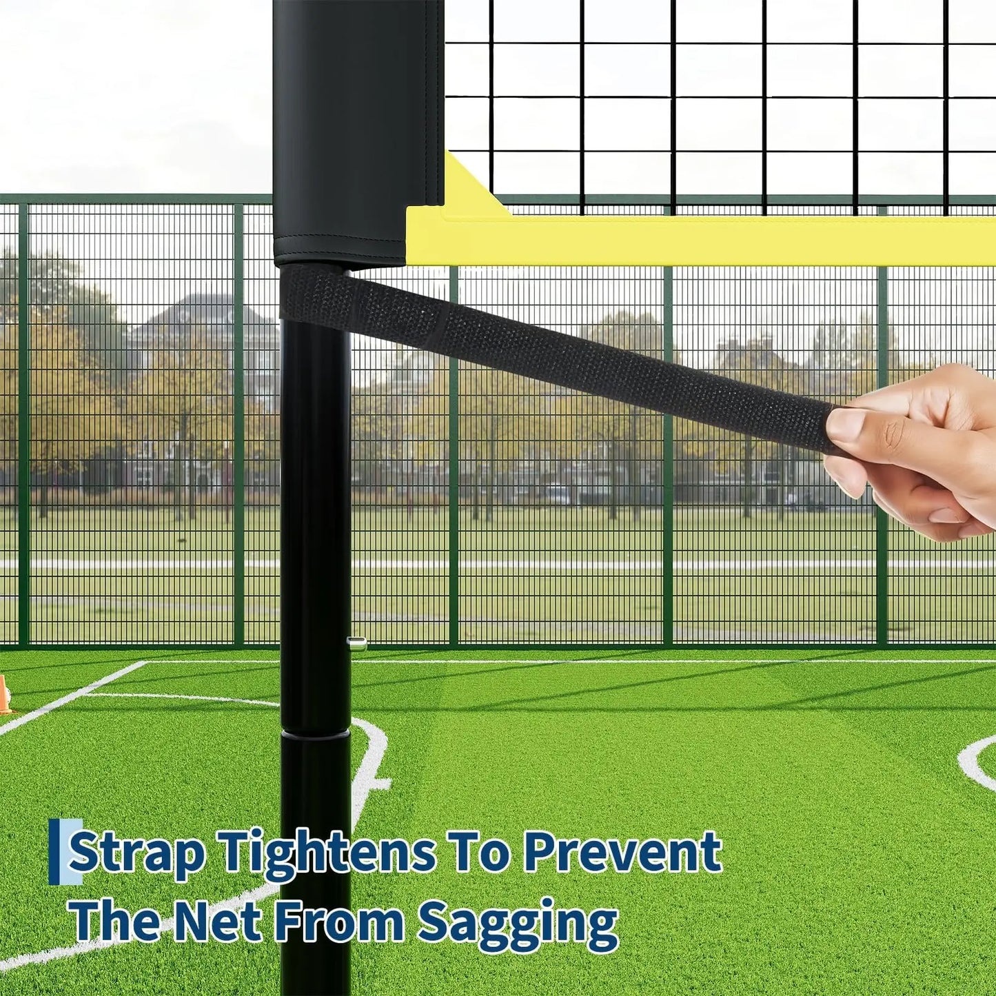 Take your outdoor volleyball game to the next level with this 32 Ft Freestanding Net Set, designed for fast setup, durable play, and versatile outdoor fun.