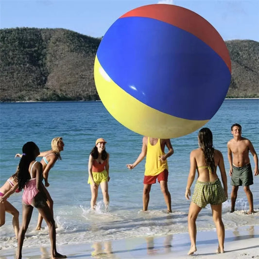 Large PVC Beach Ball 130cm and 150cm for Pool Volleyball Water Games