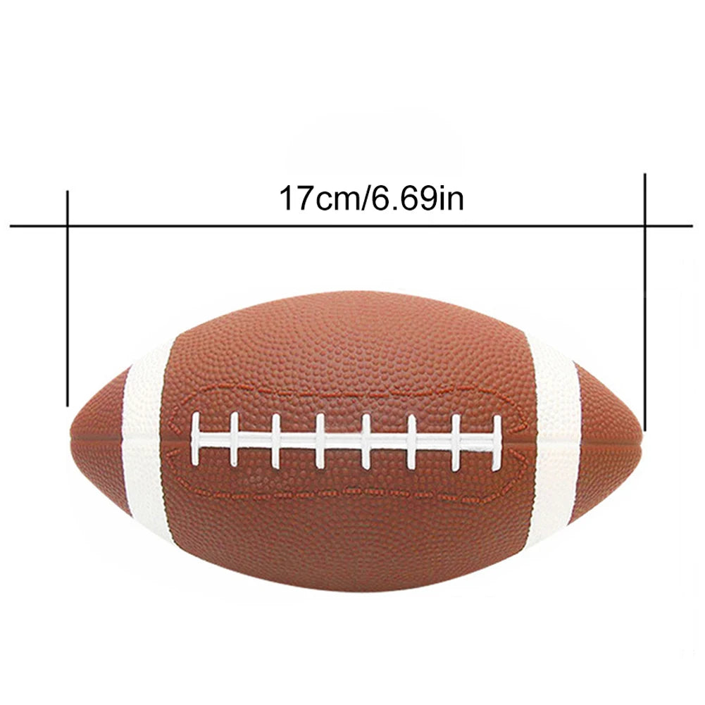 APWIKOGE inflatable football brings safe, portable fun to you and your family for active play.