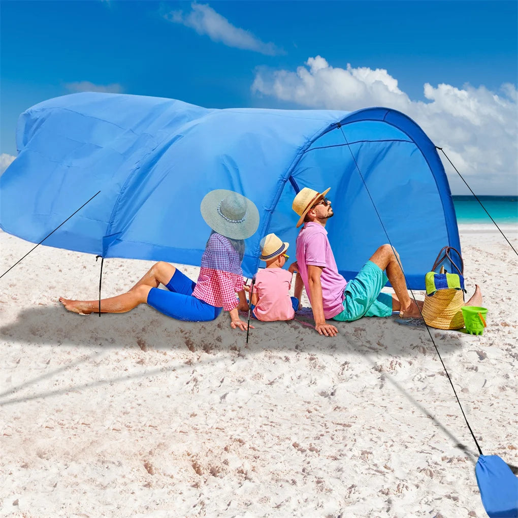 Experience expansive shade and effortless setup with a tent that spans up to 200 square feet of UPF 50+ protection, perfect for you and groups of four to eight people.