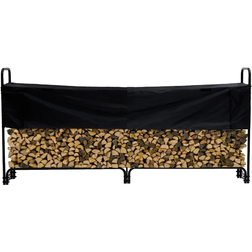 Keep your firewood stacked and ready for evenings with this Half Cord Outdoor Firewood Rack, engineered for durability and lasting outdoor use.