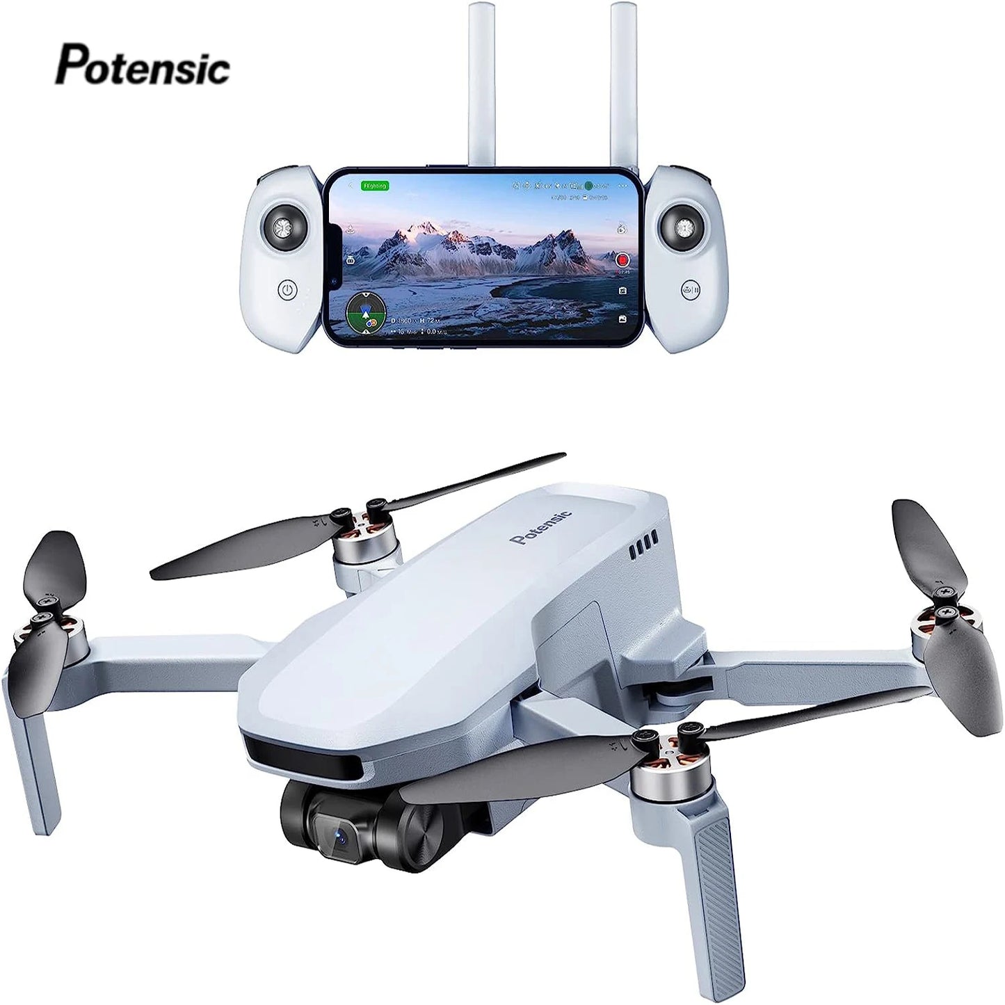 Elevate your aerial storytelling with the Potensic Atom SE, a lightweight GPS drone built for stable flights and stunning 4K video that makes flying effortless and visuals cinematic.