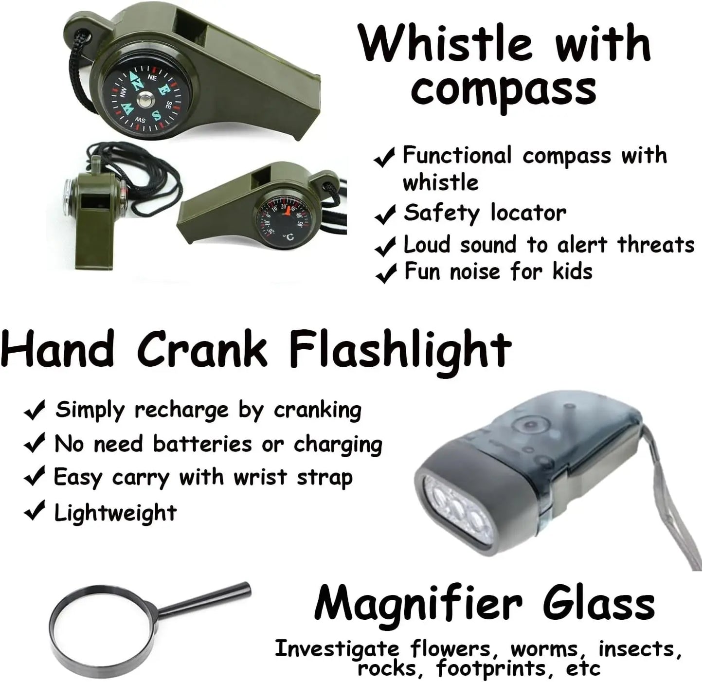 Kids Outdoor Adventure Set With Camouflage Walkie Talkies And Binoculars