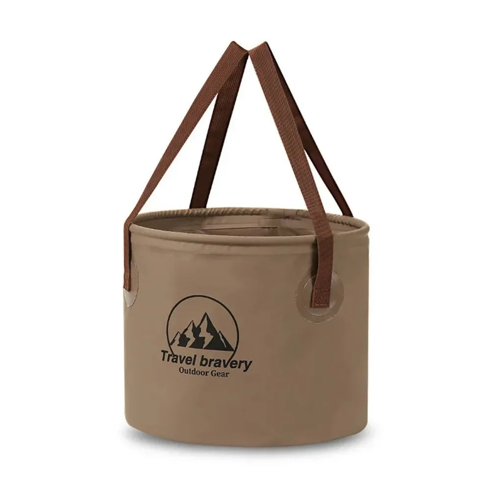 Meet your ultimate foldable bucket for outdoor chores and travel, a compact sink and storage solution wherever you roam.