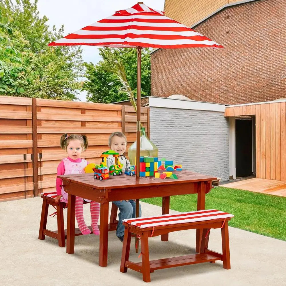 Create lasting outdoor memories for you and your family with a versatile picnic table that blends style, practicality, and family fun for gatherings.