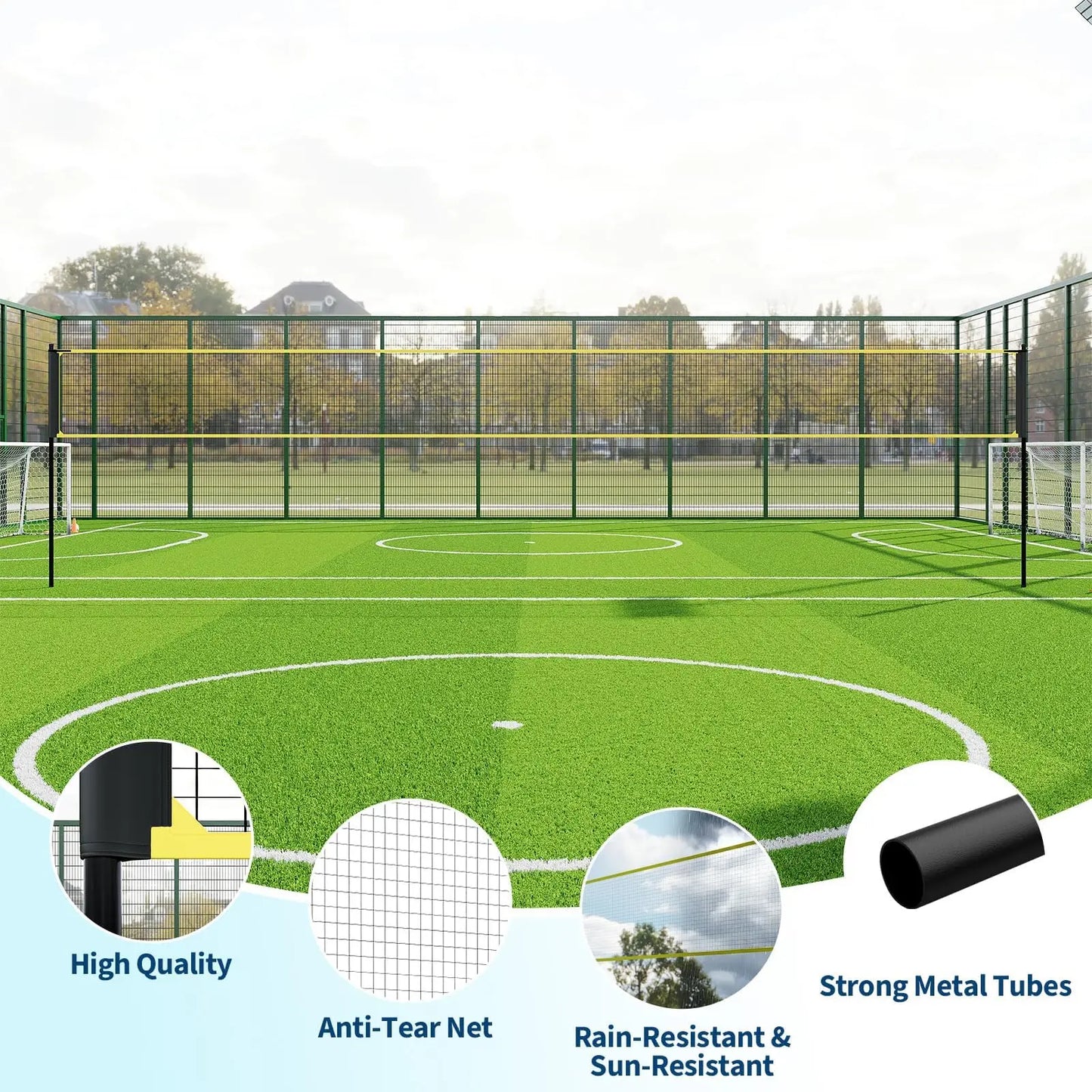 Take your outdoor volleyball game to the next level with this 32 Ft Freestanding Net Set, designed for fast setup, durable play, and versatile outdoor fun.
