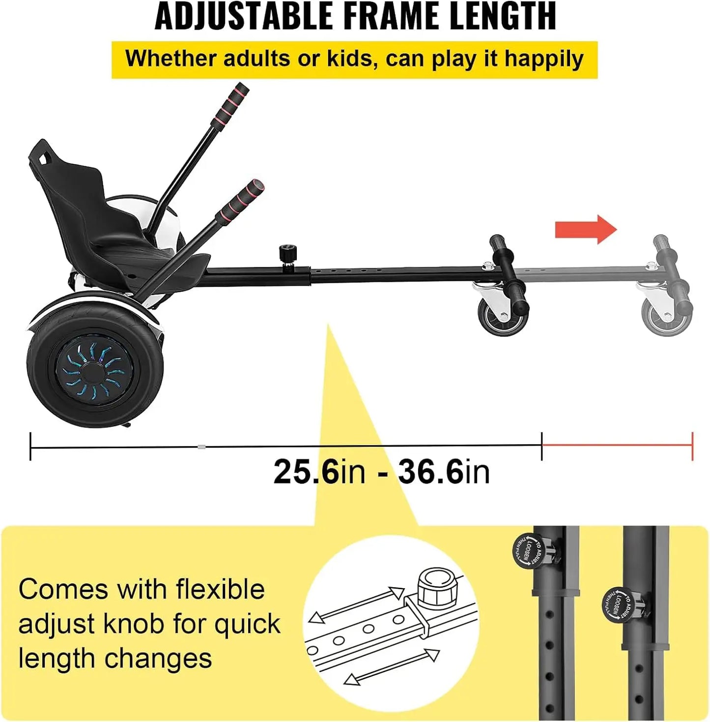 Turn your hoverboard into a thrilling, family-friendly ride with a sturdy seat attachment from XMSJ, designed for quick tool-free setup, comfortable seating, and safe, stable performance for kids and adults alike.