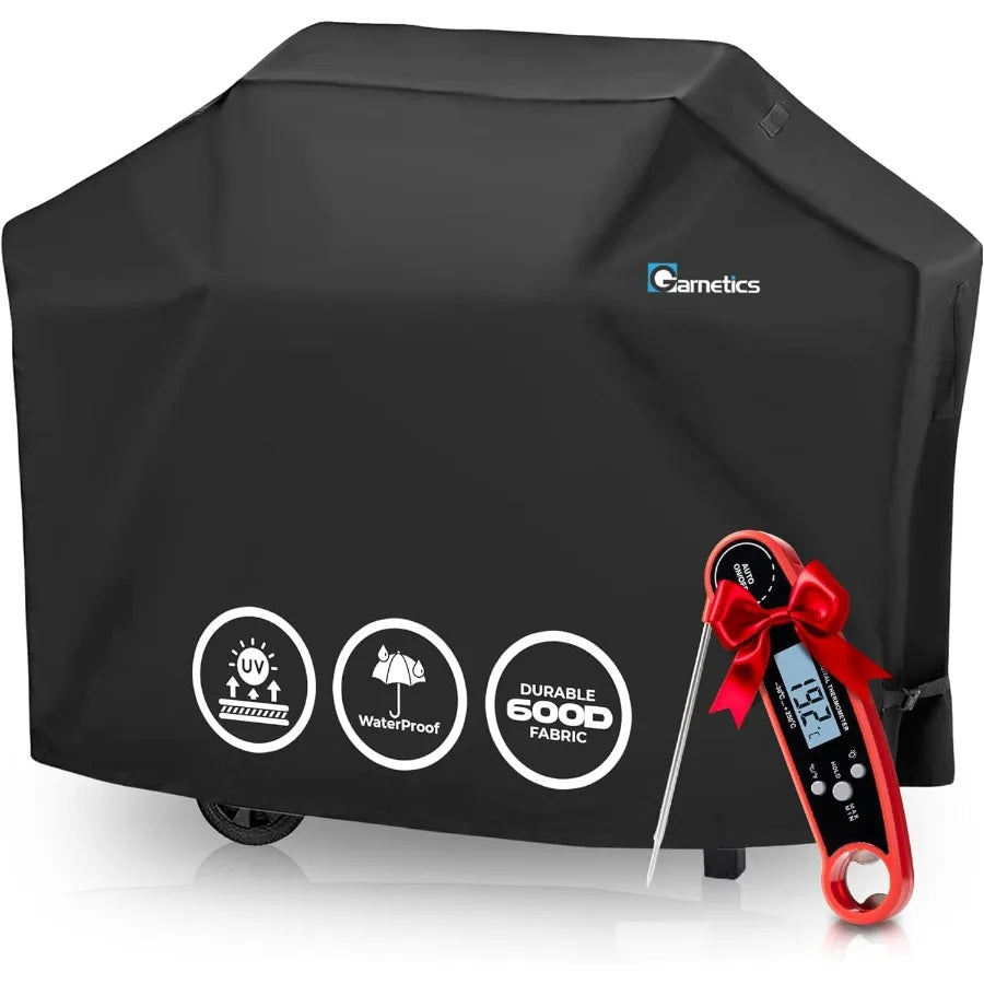 Guard your grill against sun, rain, and wind with this rugged 55 inch outdoor grill cover that keeps your BBQ ready for weekend cookouts and longer life for your investment.